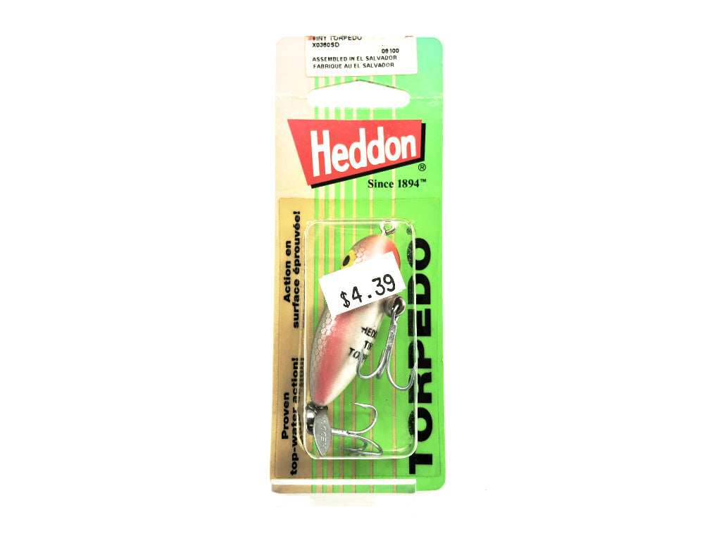 Heddon Tiny Torpedo SD Shad Color New on Card