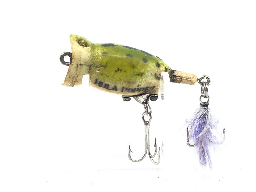 Vintage Hula Popper Frog and Purple Tail