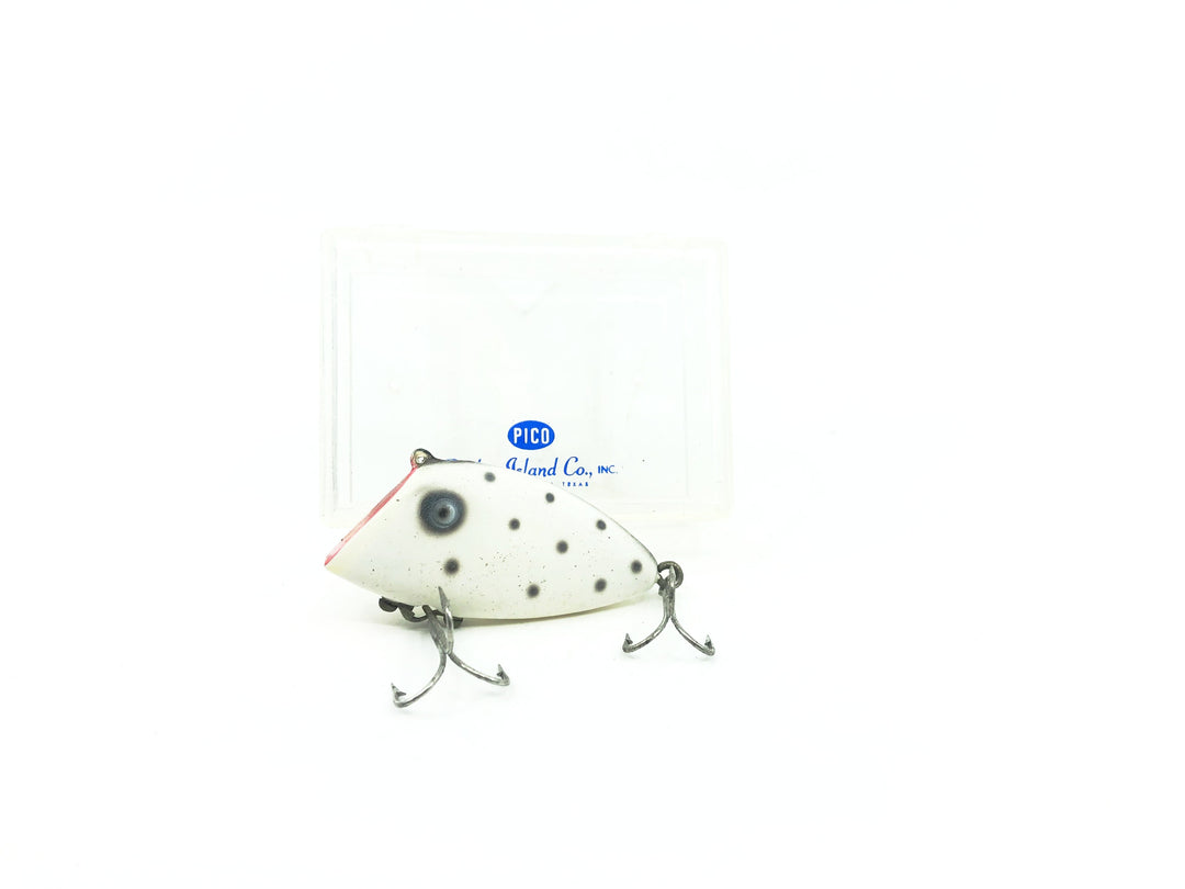 PICO Perch New with Box, White Black Spots Color