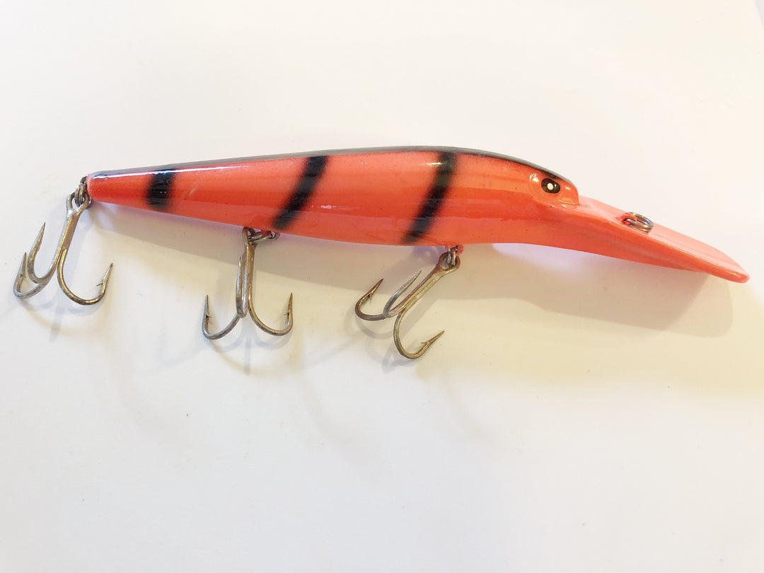 Orange and Black Musky Lure Big Diving Lip