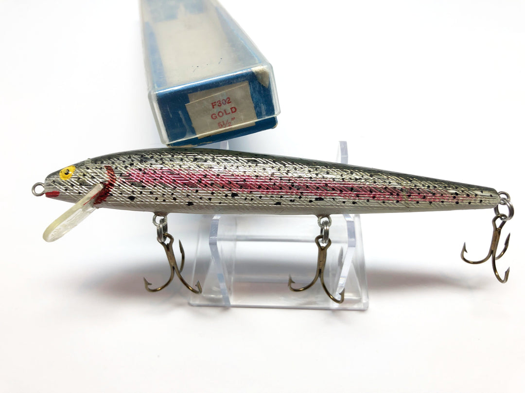 Rebel F302 Gold Rainbow Color Lure in Confederate Flag Box