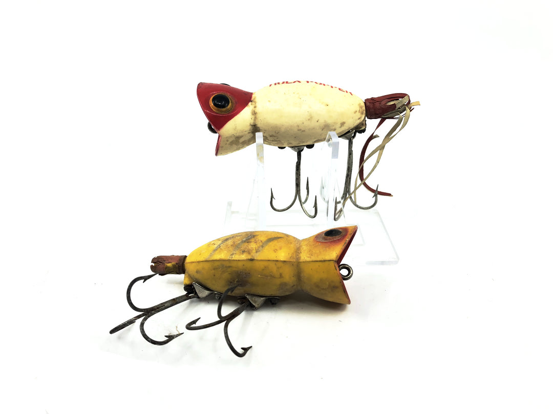 Vintage Arbogast Hula Popper Two Pack