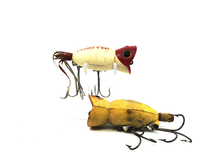 Vintage Arbogast Hula Popper Two Pack