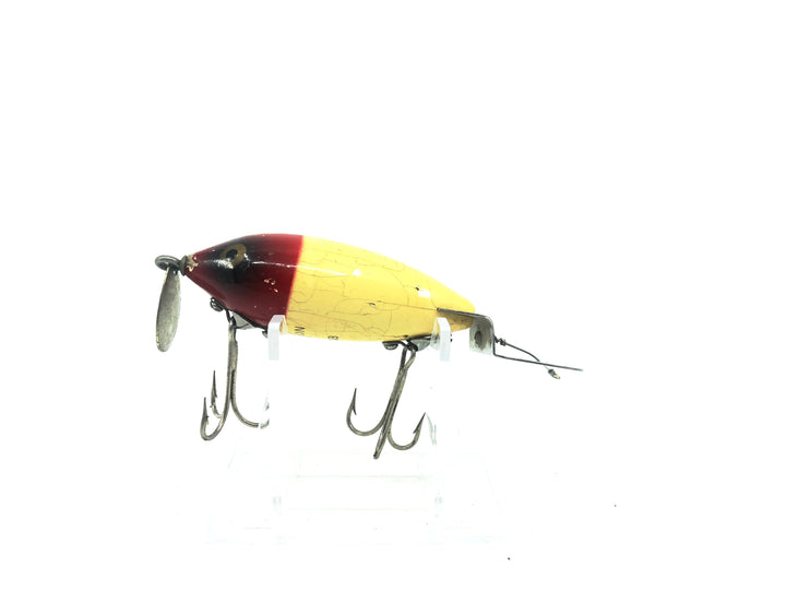 Heddon Go-Deeper Crab, D1900, RH Red Head/White Body Color