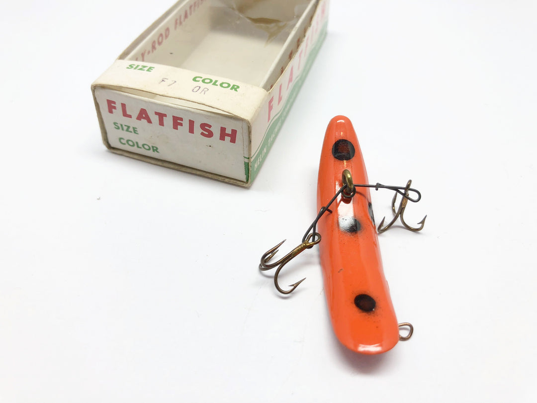 Helin Fly-Rod Flatfish F7 OR Orange Color with Box