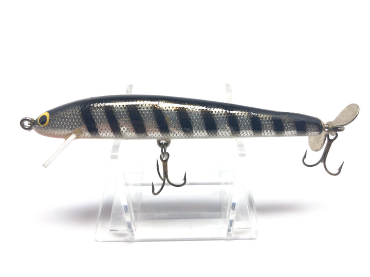 Bagley Bang-O-Lure #4 Silver Chrome with Black Back and Ribs Color