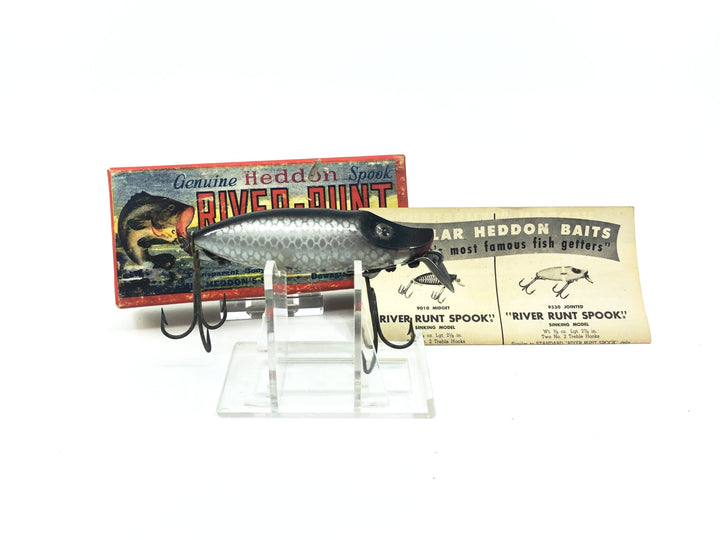 Heddon River Runt Spook Floater 9400-P Shiner Color with Early Box