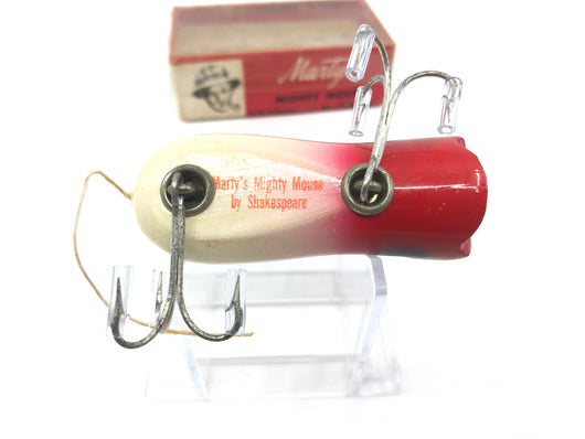 Marty's Mighty Mouse Red and White Color with Box by Shakespeare – My Bait  Shop, LLC