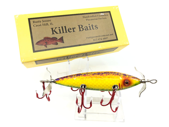 Rusty Jessee Killer Baits Model 150 Minnow in Colors of the Sun 2019