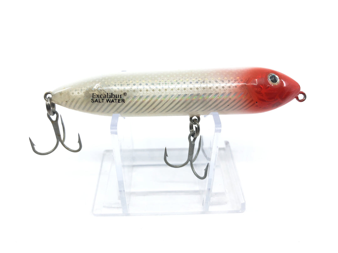 Heddon Excalibur Salt Water Super Spook Jr Red Head Scale Color