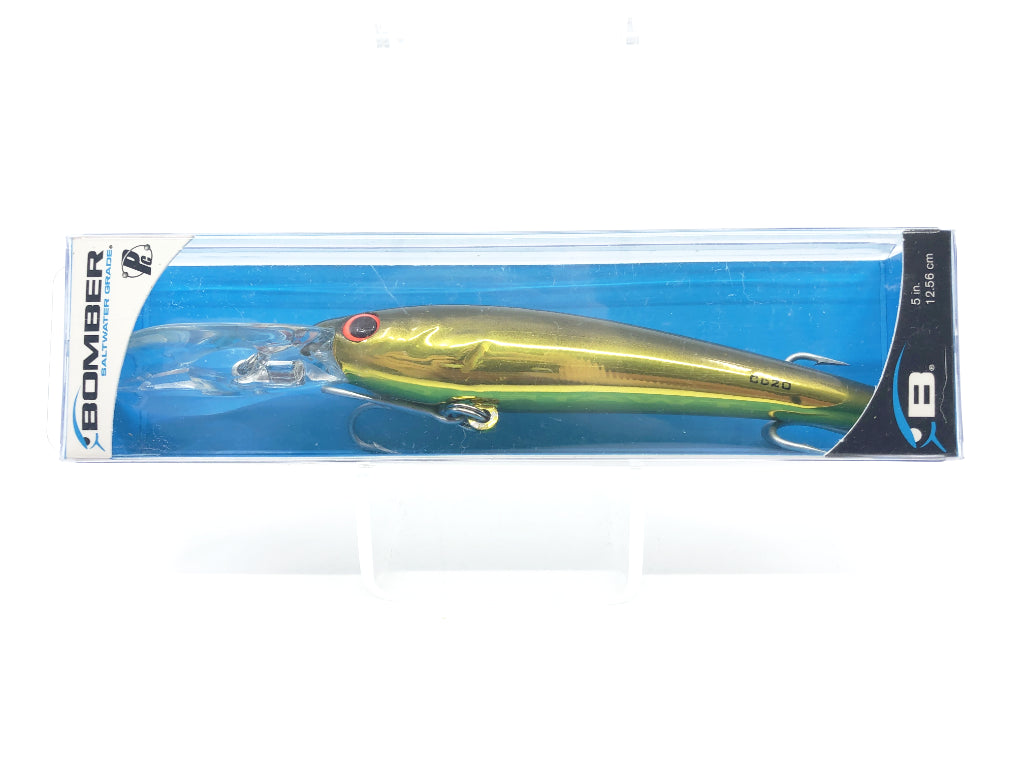 Bomber A-Salt HD Cigar Minnow CD20 Gold Plated