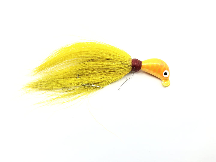 Vibrant Yellow Buck Tail Jig