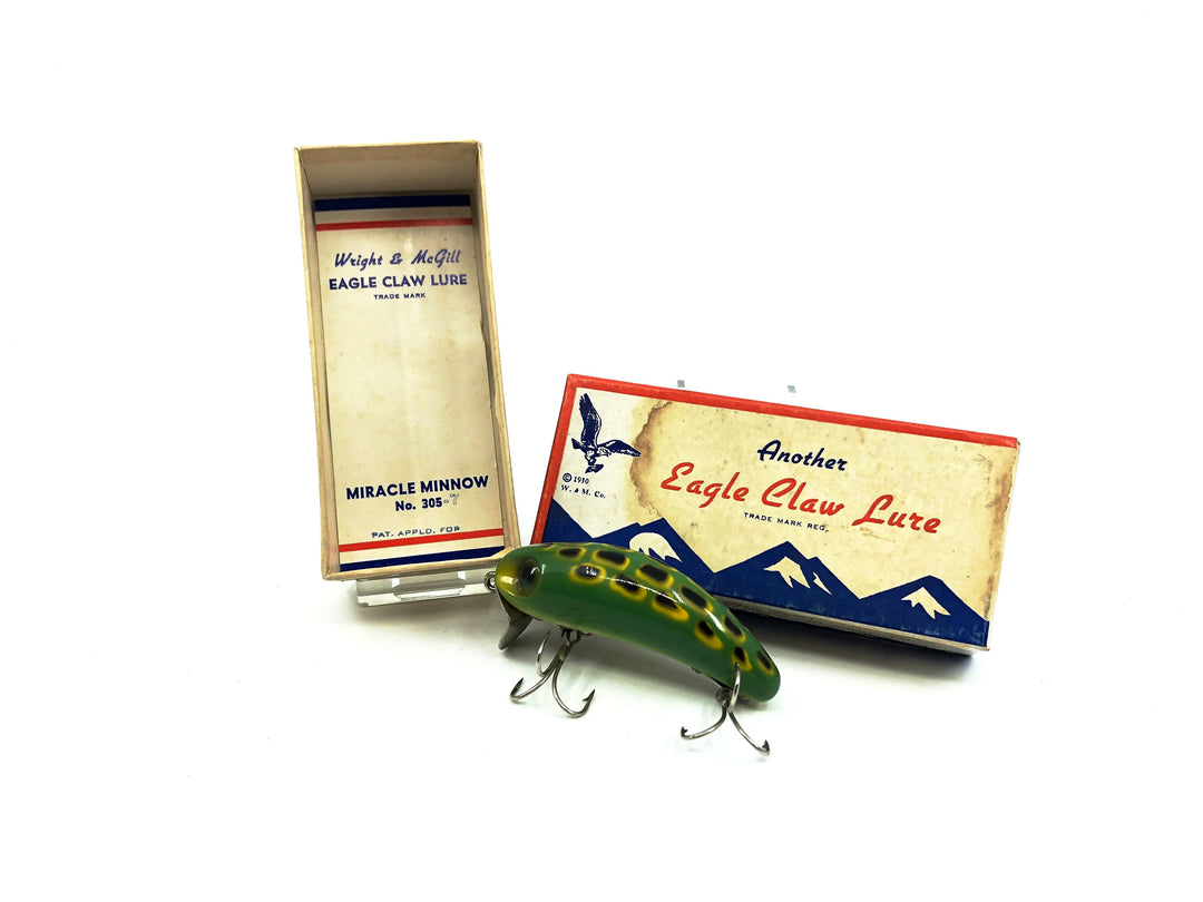 Eagle Claw Miracle Minnow Lure, Frog Color with Box by Wright & McGill.