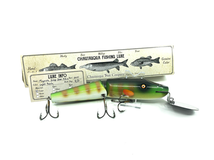 Chautauqua Magnum Deep Diver Musky Pikie in Light Perch Color