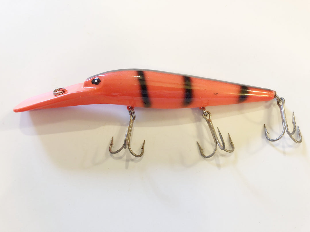 Orange and Black Musky Lure Big Diving Lip