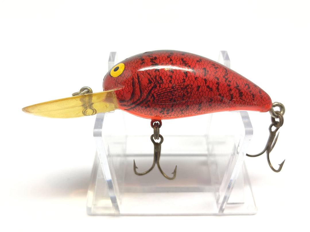 Bomber Model A Screwtail XM5 Red Horse Minnow Orange Belly Color Lure