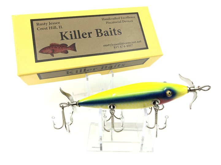 Rusty Jessee Killer Baits Model 150 Minnow in Blue Ronner Color 2015