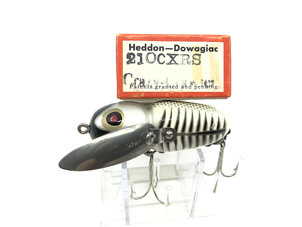 Heddon Crazy Crawler 2100 XRS Silver Shore Color with Box and Catalog