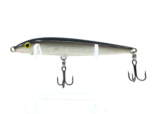 Rapala Minnow Floating Lure- Black/Silver - 6 1/2 - Finland