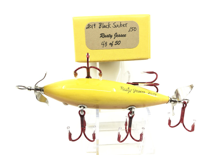 Rusty Jessee Killer Baits Model 150 Minnow in Black Sucker Color 2019