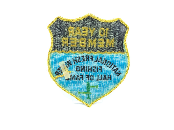 10 Year Member National Fresh Water Fishing Hall of Fame Patch