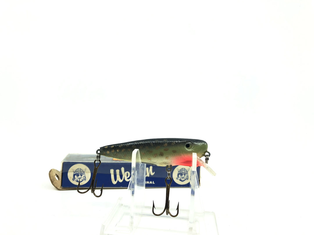 Westin Mini-Wiggler Green Shad Gold Spots Color