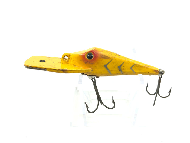 Arbogast Hustler Yellow with Silver Ribs Color