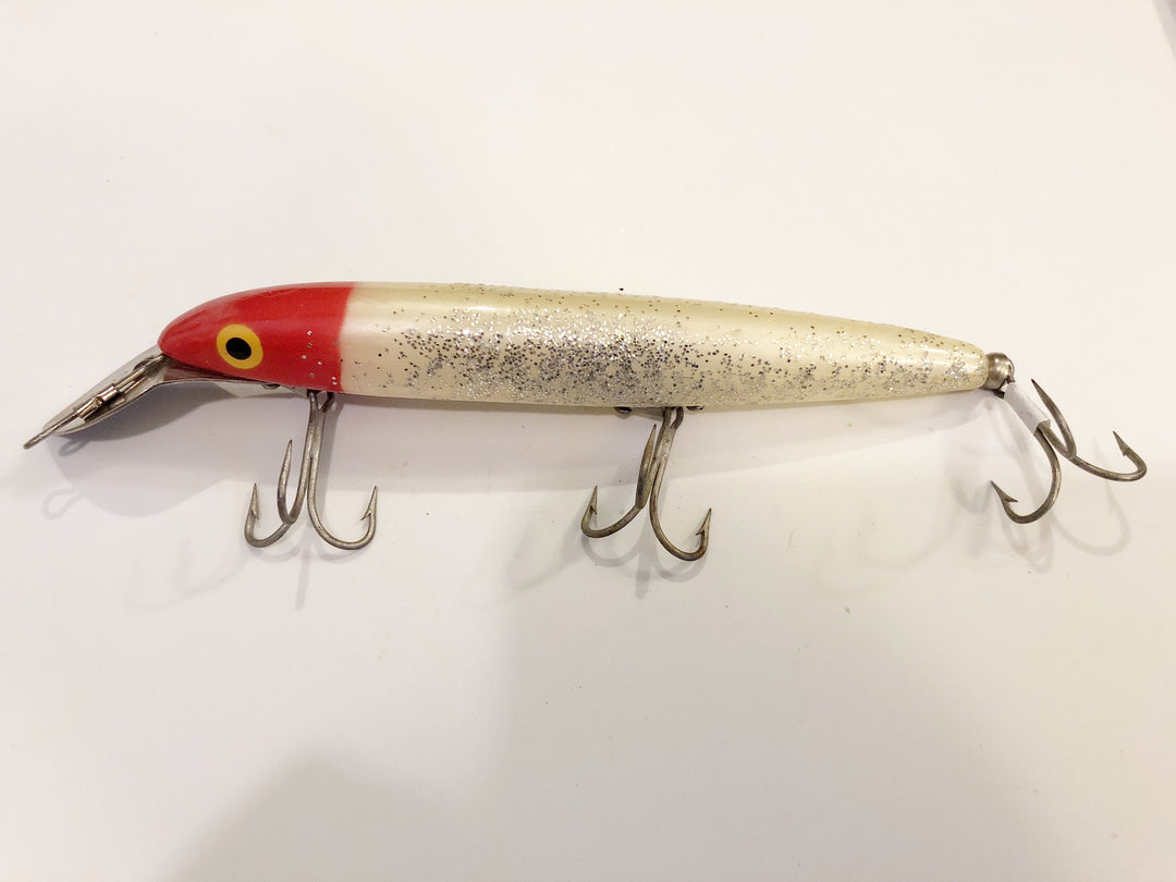 Cisco Kid 7" Musky Lure Red Head Silver Flitter