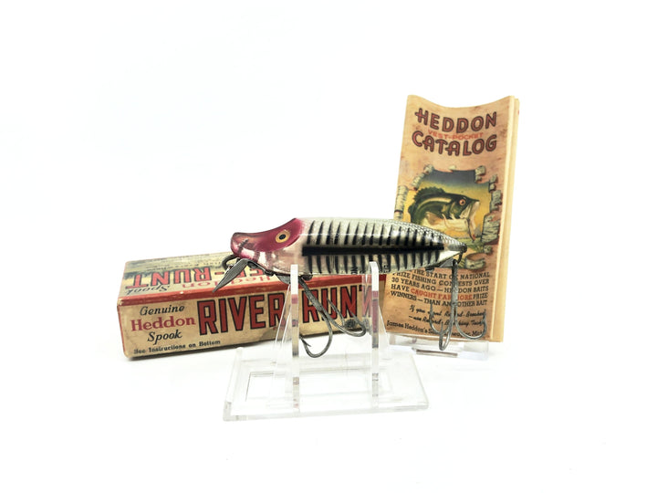 Heddon River Runt Spook Floater 9400-XRS Silver Shore Color with Box