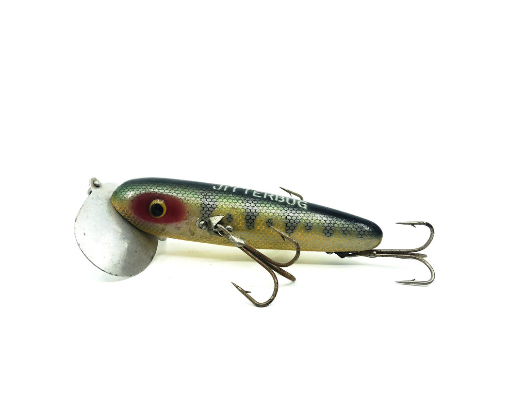 Arbogast Vintage Wooden 3-Hook Musky Jitterbug Perch Color