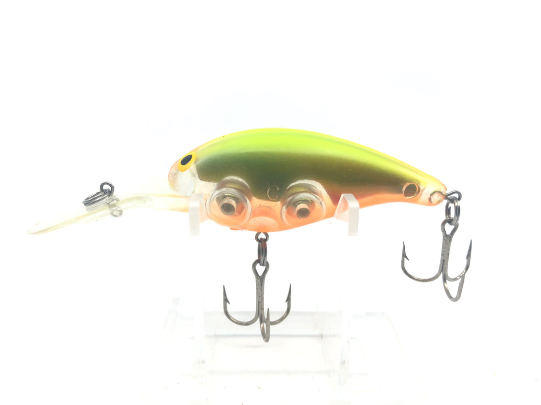 Bill Norman Clear and Orange and Green Crankbait