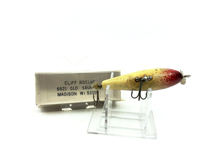 Wood-Line Lure Torpedo Bait, Purple Speckle Color, Wisconsin Bait