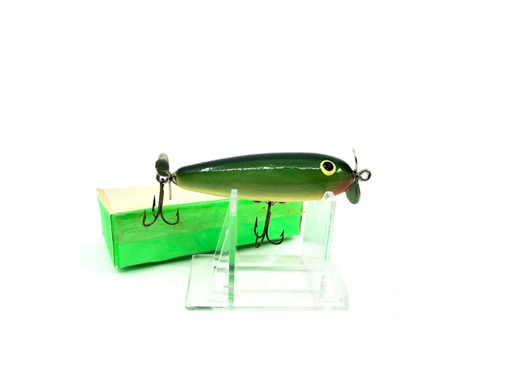 Wood-Line Lure Torpedo Bait, Green Shad Color, Wisconsin Bait