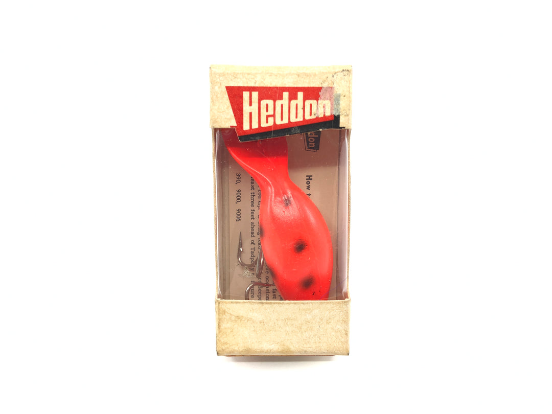 Heddon Tadpolly 9000 RFB Fluorescent Black Spot New in Box