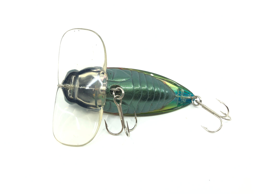 Bass Pro XPS Cicada Lazer Eye Top Water Lure Green Color