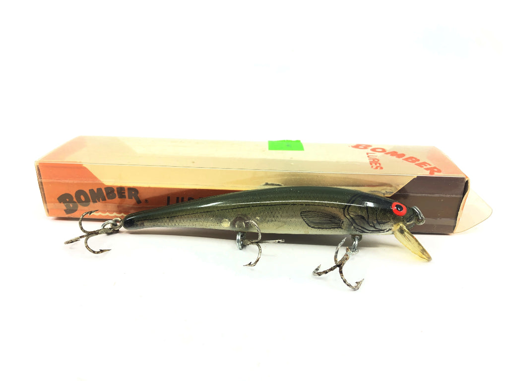 Bomber Long A 15A Silver Flash/Green Back and White Belly with Box