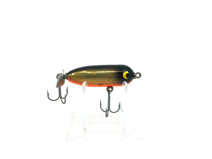 Luhr-Jensen Lil' Chris , Gold/Black Back/Orange Belly Color