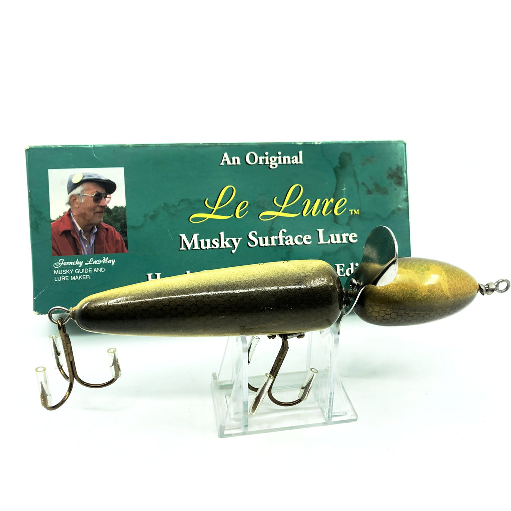 Le Lure Musky Surface Lure, Bird (Globe Type Lure) Gold Scale