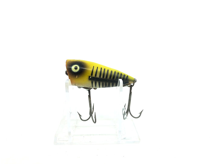 Heddon Chugger Spook Jr. 9520 XRYBB Yellow Shore Black Bone - Tough