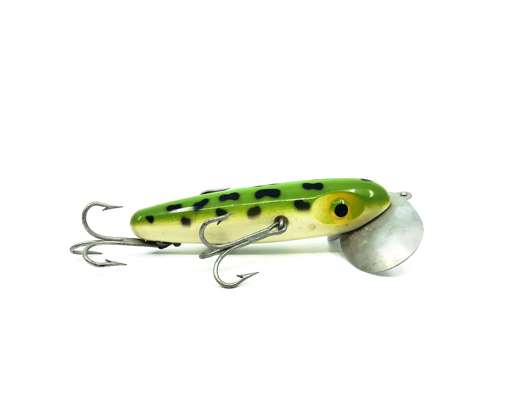 Arbogast 3-Hook Musky Jitterbug, Frog