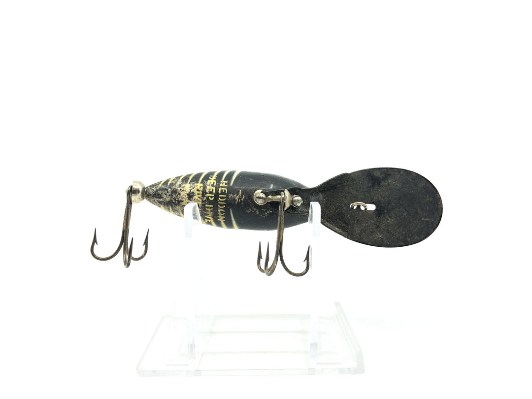 Heddon Midget Deep Dive River Runt DD9010 XBW Black Shore Minnow Color