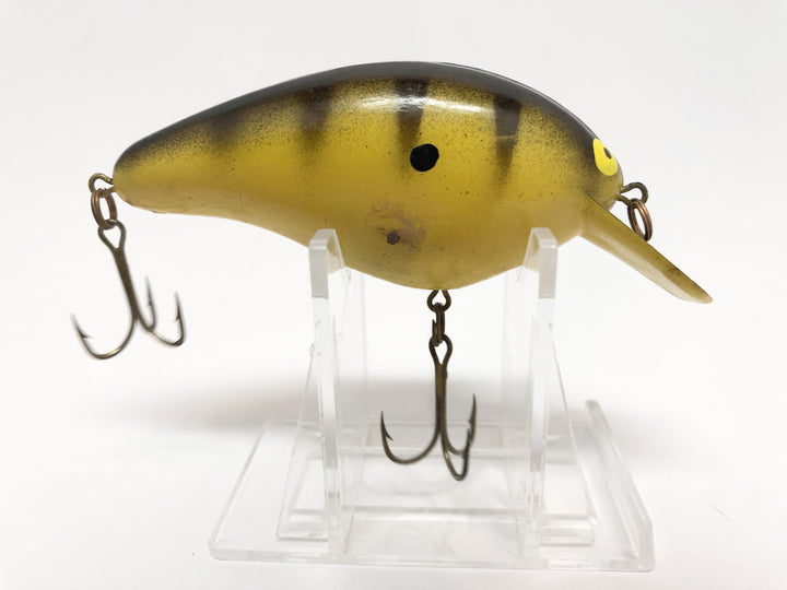 Big-O Type Lure Yellow with Black Back and Ribs