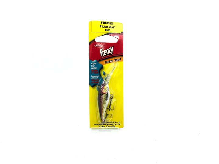 Berkley Frenzy Flicker Shad Shad Color, New on Card, Old Stock