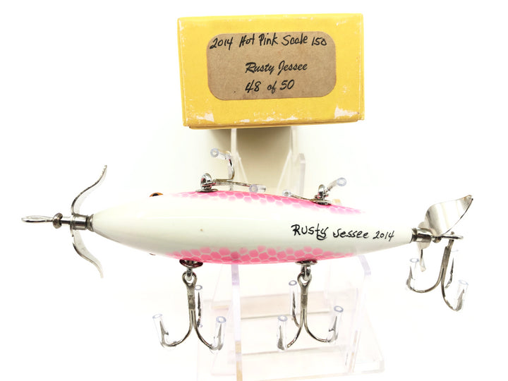 Rusty Jessee Killer Baits Model 150 Minnow in Hot Pink Scale Color 2014