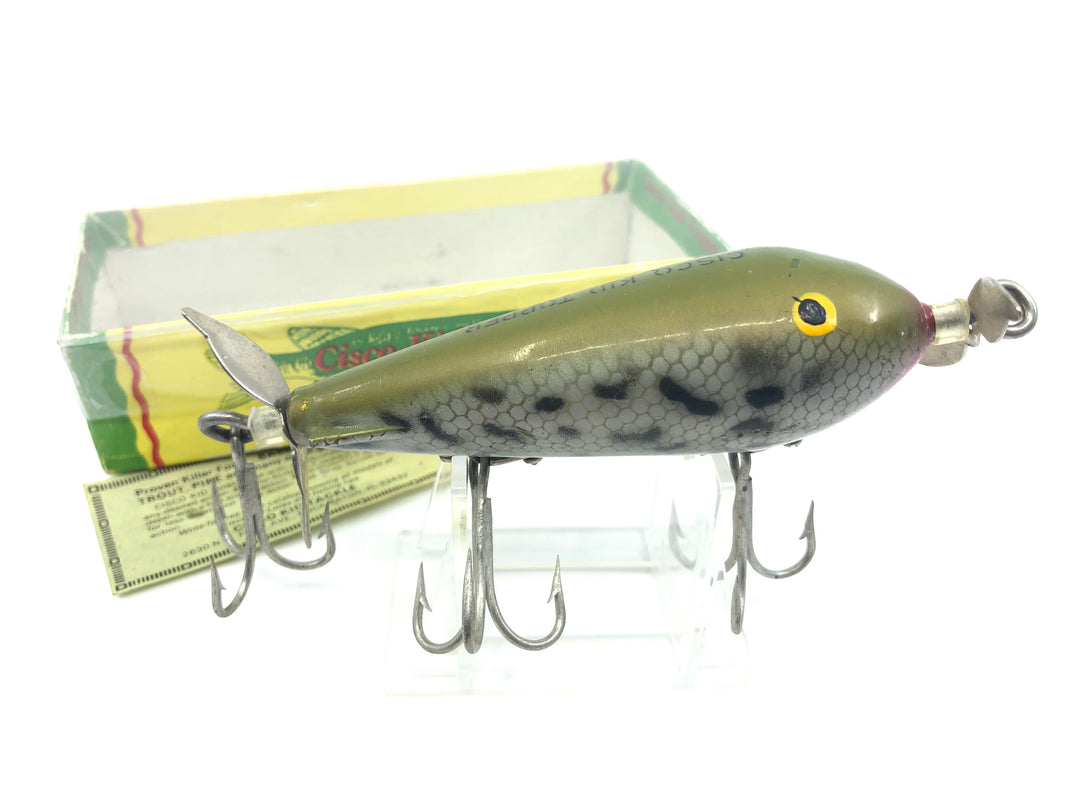 Cisco Kid Topper Green Coach Dog Musky Lure with Box Old Stock