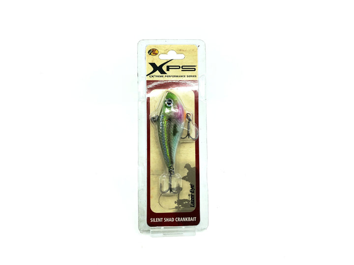 Bass Pro XPS Silent Shad Crankbait, Blueberry Perch Color, New on Card Old Stock