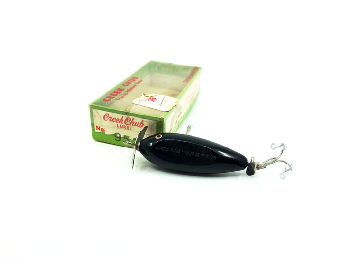 Creek Chub 9500 Spinning Injured Minnow, Black Color 9513, with Box