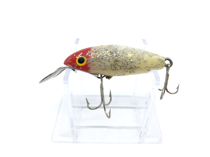 Cisco Kid Vintage Lure Red Head Glitter Color