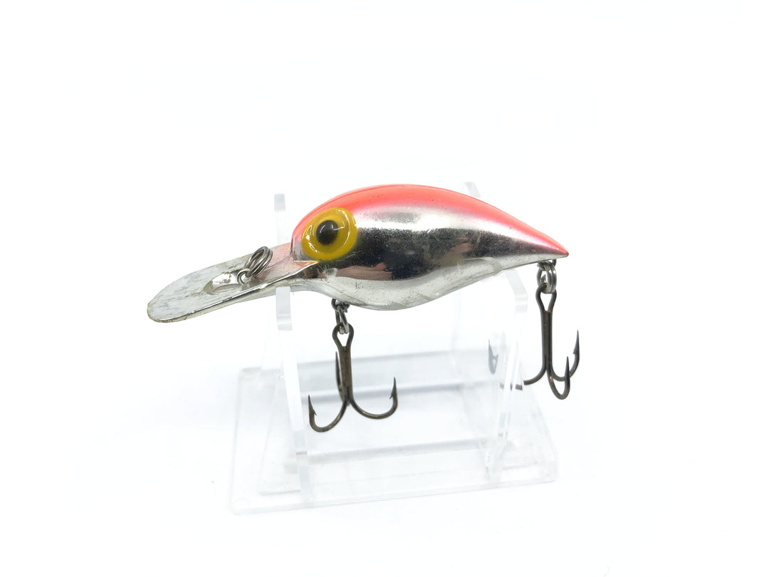 Storm Wiggle Wart Color V108 Metallic Silver Fluorescent Red Back