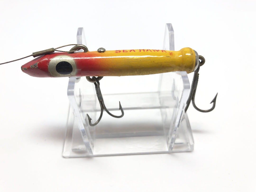 Sea Hawk Lure Vintage Red and Yellow Color